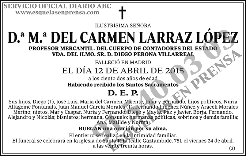 M.ª del Carmen Larraz López